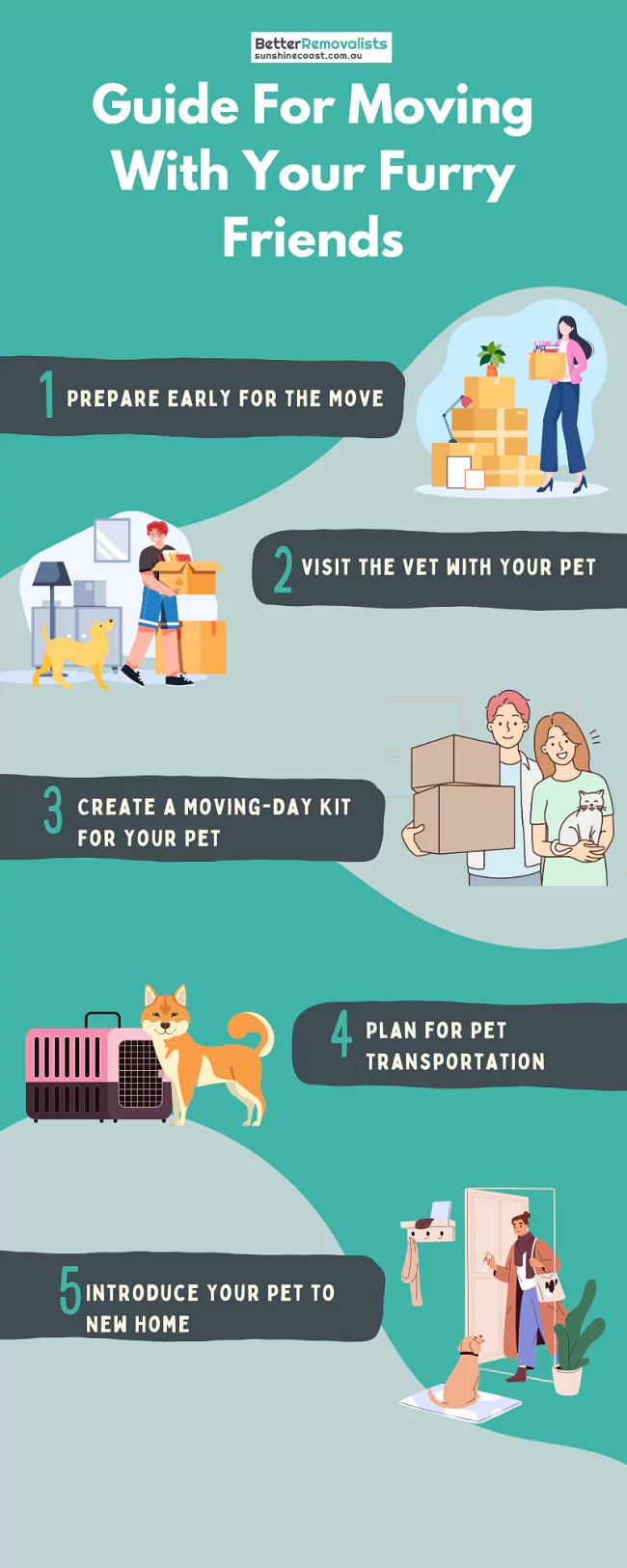 key tips on how to move with pets