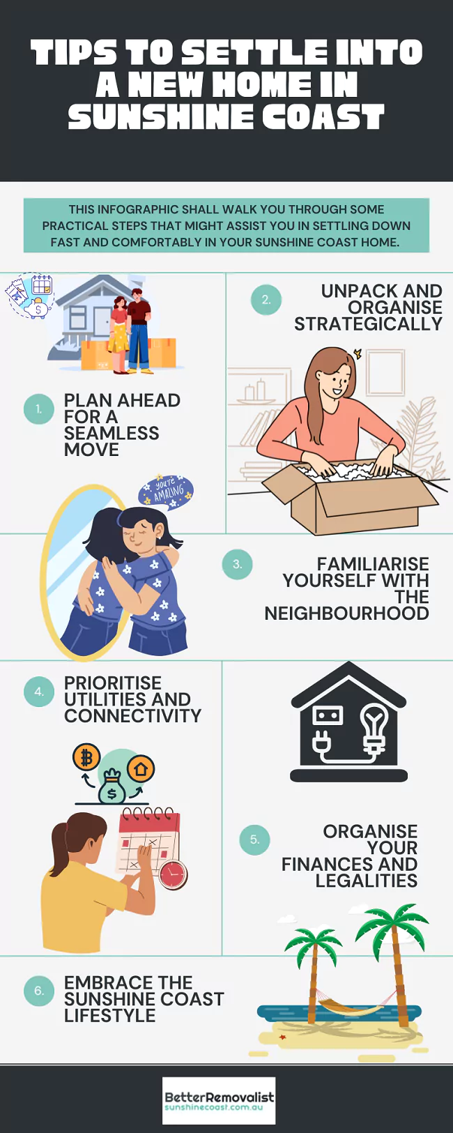 tips to get settled into your new house